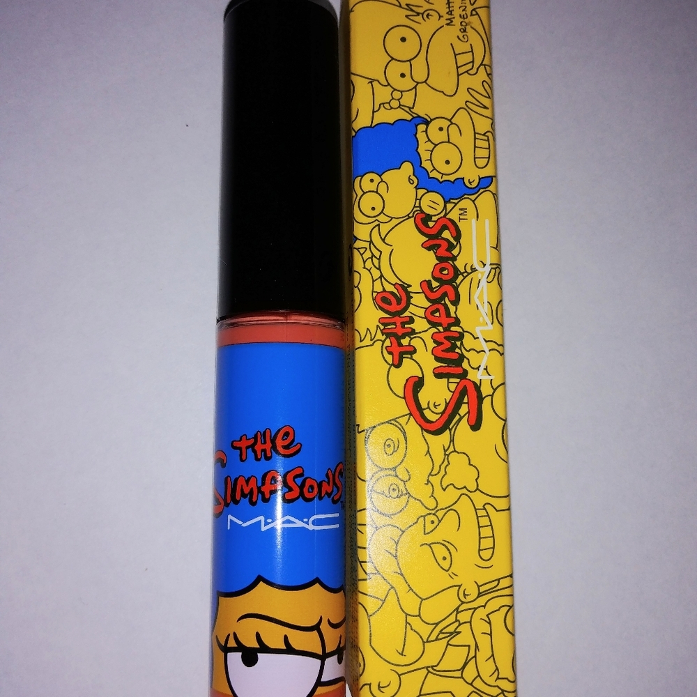 MAC The Simpsons Lipglass in Grand Pumpkin